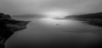 166 - SEUL SUR LE LAC - LINSTRUMENT CLAUDE - france <div : Noir et Blanc, Paysage, Paysage 58